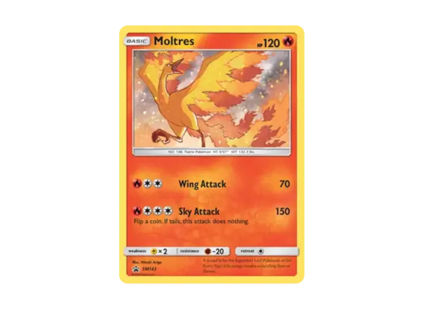 Moltres P [SM143] (Sun & Moon "Promotional Card")