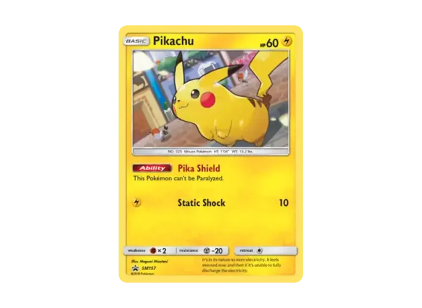 Pikachu P [SM157] (Sun & Moon "Promotional Card")