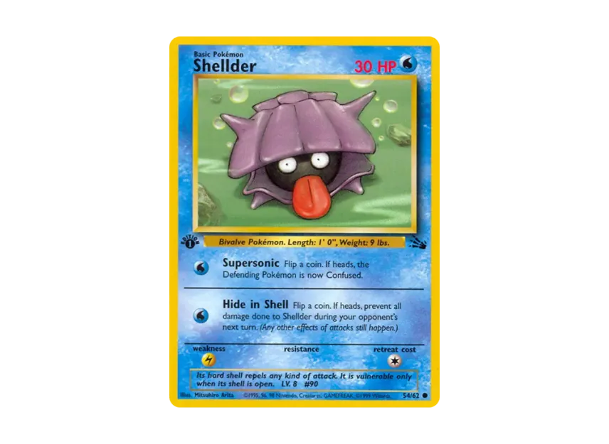 Shellder C : 1ED [62-FOSSIL 54/62] [EN] (Base "Fossil")