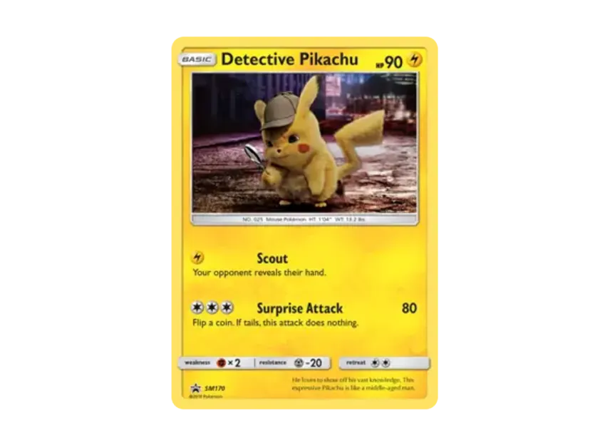 Detective Pikachu P [SM170] (Sun & Moon "Promotional Card")