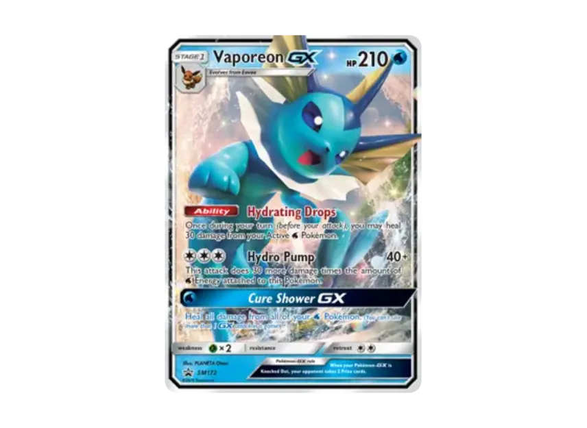 Vaporeon GX P [SM172] (Sun & Moon "Promotional Card")