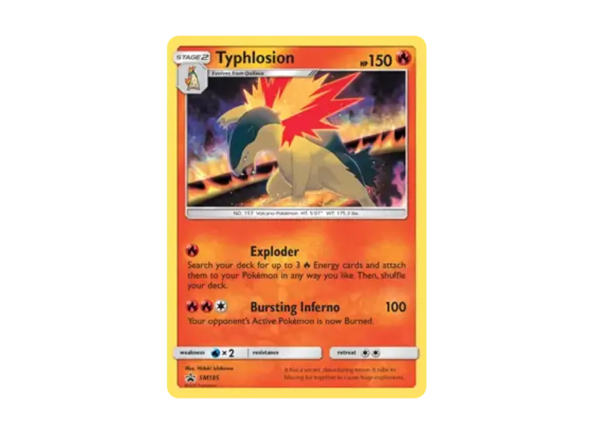 Typhlosion P [SM185] (Sun & Moon "Promotional Card")