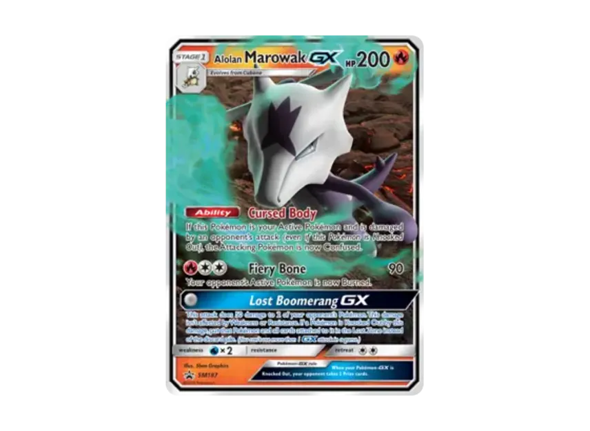 Alolan Marowak GX P [SM187] (Sun & Moon "Promotional Card")