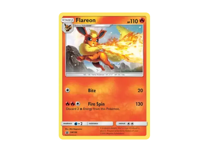 Flareon P [SM186] (Sun & Moon "Promotional Card")
