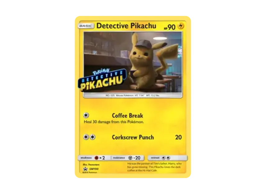 Detective Pikachu P [SM190] (Sun & Moon "Promotional Card")