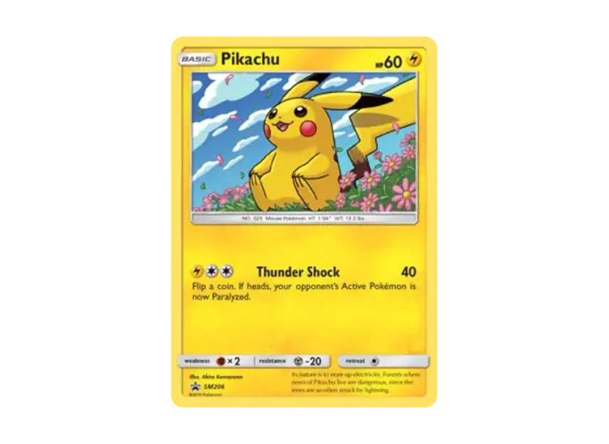 Pikachu P [SM206] (Sun & Moon "Promotional Card")