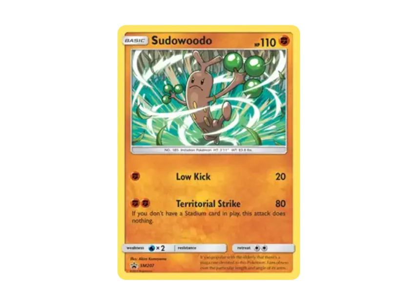 Sudowoodo P [SM207] (Sun & Moon "Promotional Card")