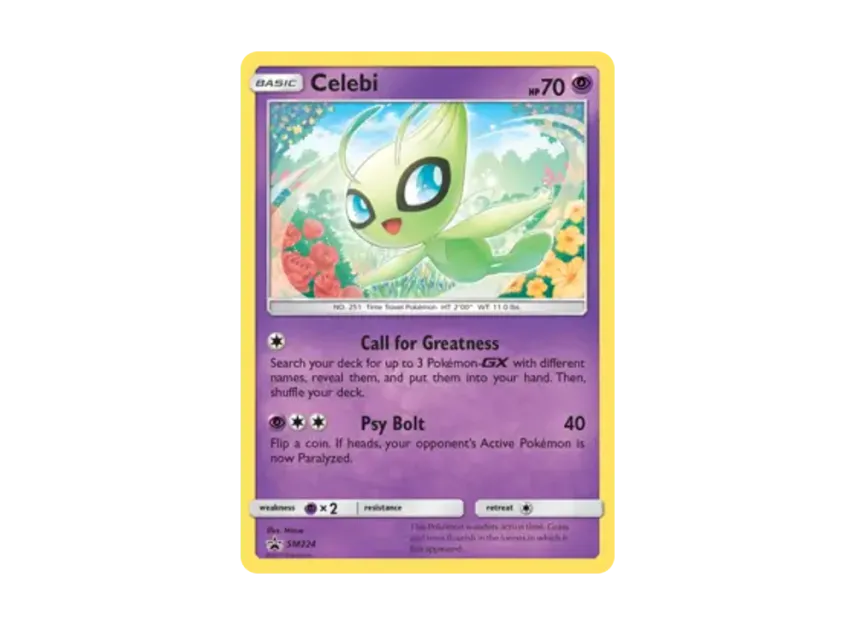 Celebi P [SM224] (Sun & Moon "Promotional Card")
