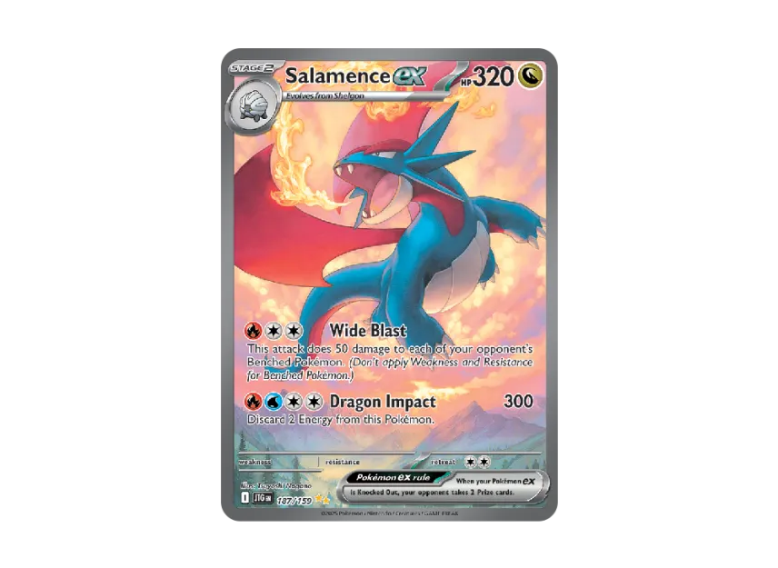 Salamence ex SIR [JTG 187/159] [EN] (Scarlet & Violet "Journey Together")
