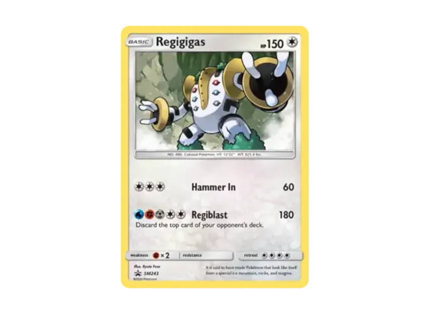 Regigigas P [SM243] (Sun & Moon "Promotional Card")