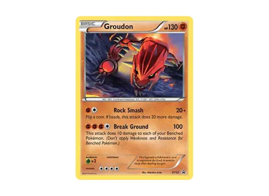 Groudon P [XY52] (XY "Promotional Card")
