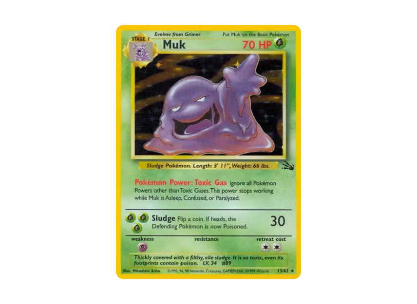 Muk R [62-FOSSIL 13/62] [EN] (Base "Fossil")