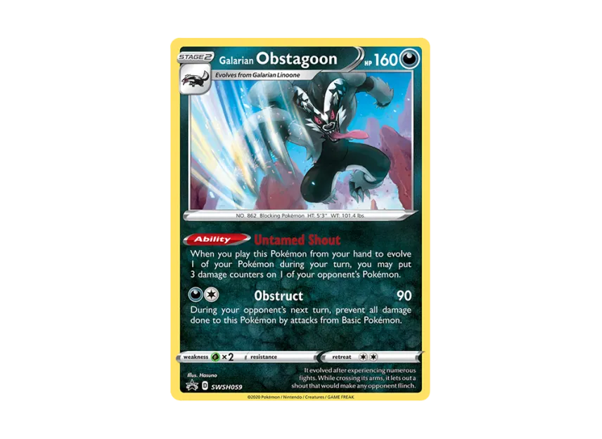 Galarian Obstagoon P [SWSH059] (Sword & Shield "Promotional Card")