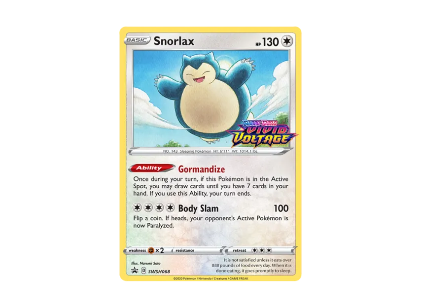 Snorlax P [SWSH068] (Sword & Shield "Promotional Card")
