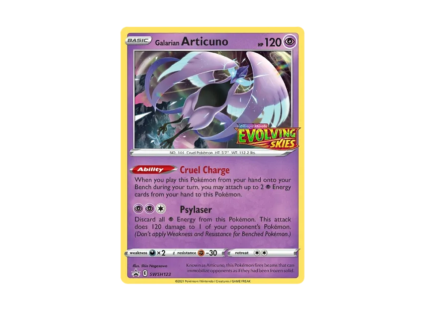 Galarian Articuno P [SWSH123] (Sword & Shield "Promotional Card")