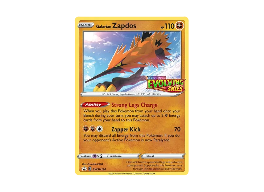 Galarian Zapdos P [SWSH124] (Sword & Shield "Promotional Card")