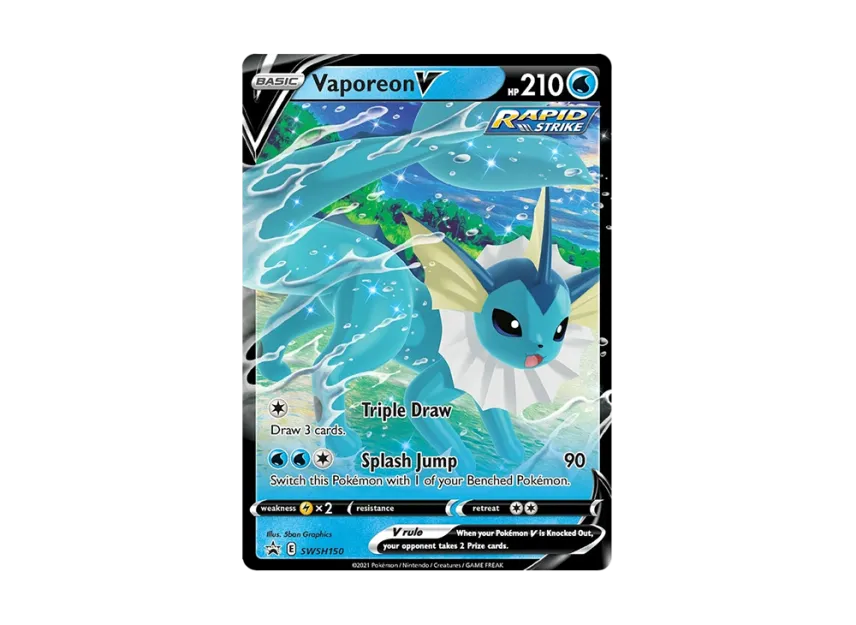 Vaporeon V P [SWSH150] (Sword & Shield "Promotional Card")