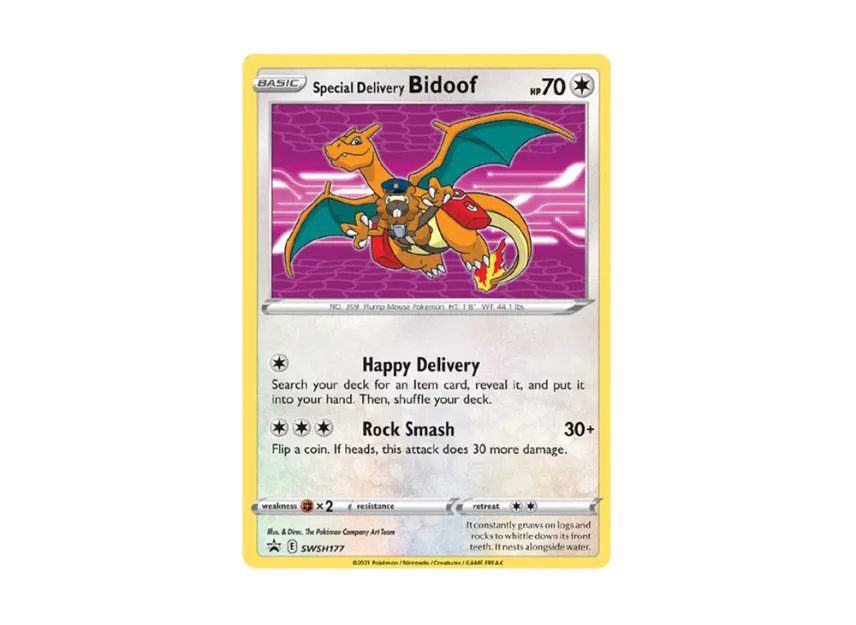 Special Delivery Bidoof P [SWSH177] (Sword & Shield "Promotional Card")