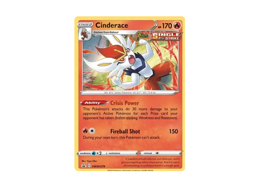 Cinderace P [SWSH278] (Sword & Shield "Promotional Card")