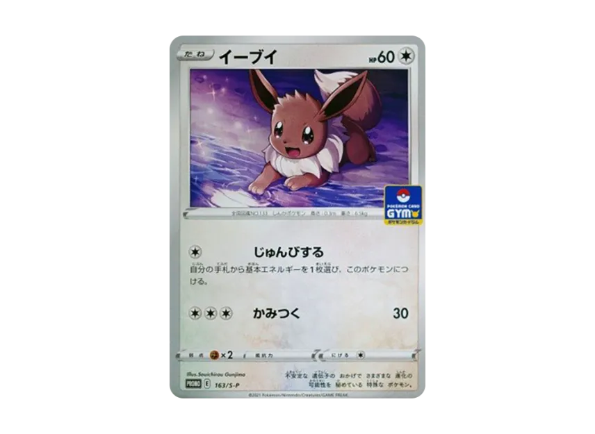 Eevee : PROMO P [S-P 163] (Pokemon Card Game Sword & Shield Promo Card Pack "5th edition")