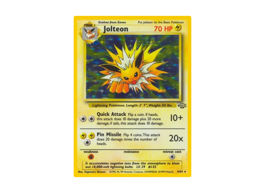 Jolteon R [64-JUNGLE 4/64] [EN] (Base "Jungle")