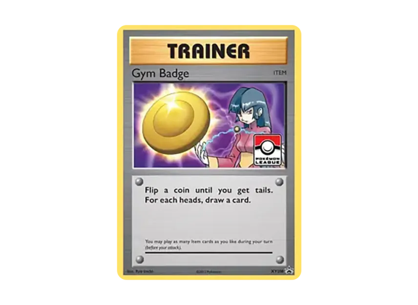 Gym Badge P [XY208] (XY "Promotional Card")