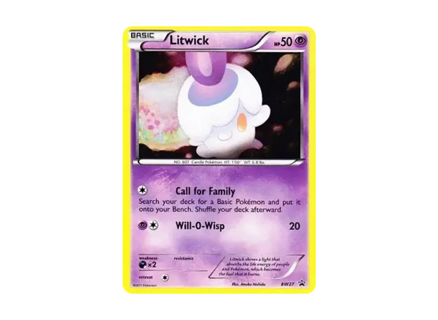 Litwick P [BW27] (Black & White "Promotional Card")