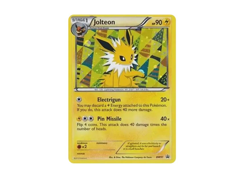 Jolteon P [BW91] (Black & White "Promotional Card")