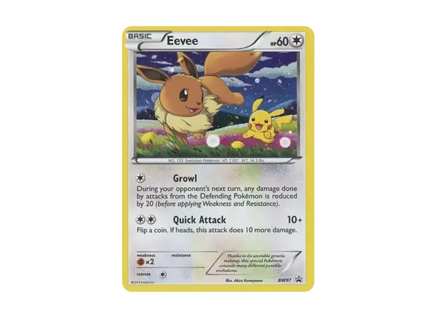 Eevee P [BW97] (Black & White "Promotional Card")