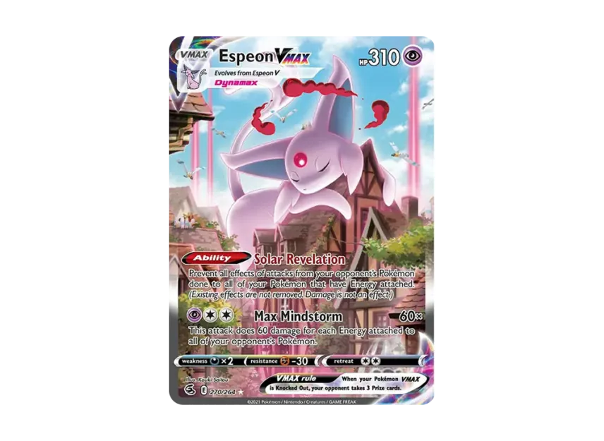 Espeon VMAX RR [264-FUSION-STRIKE 270/264] (Sword & Shield "Fusion Strike")