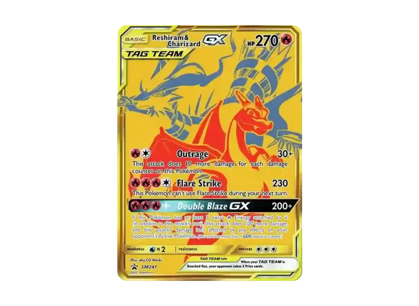Reshiram & Charizard GX P [SM247] (Sun & Moon "Promotional Card")