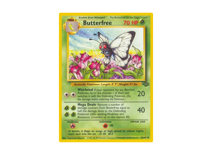 Butterfree U [64-JUNGLE 33/64] [EN] (Base "Jungle")