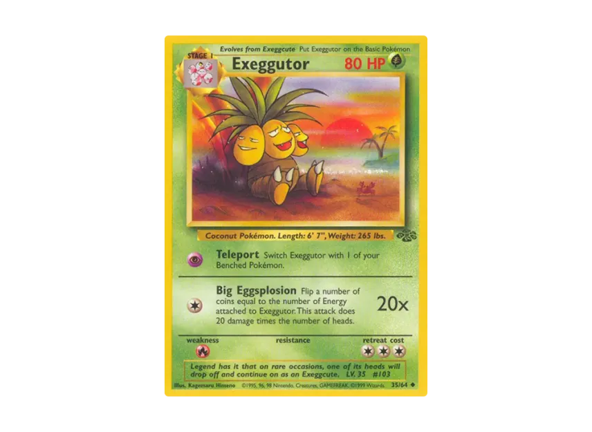 Exeggutor U [64-JUNGLE 35/64] [EN] (Base "Jungle")