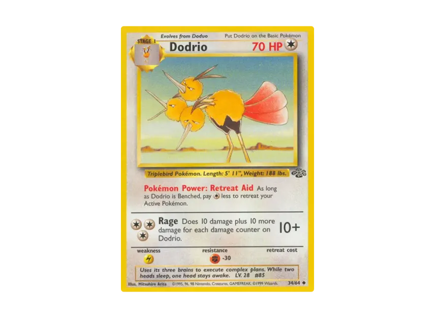 Dodrio U [64-JUNGLE 34/64] [EN] (Base "Jungle")
