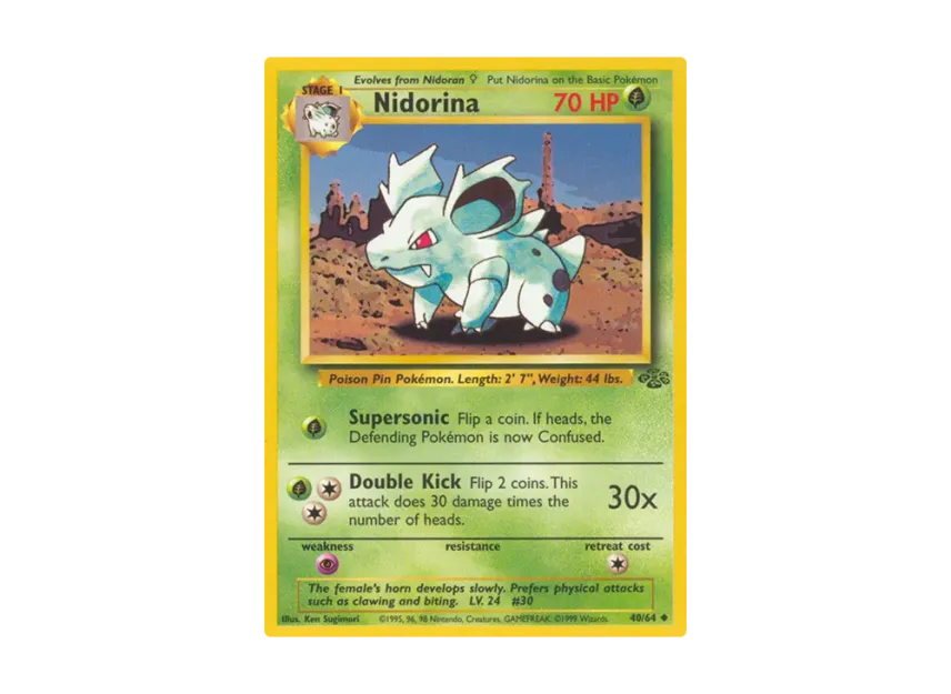 Nidorina U [64-JUNGLE 40/64] [EN] (Base "Jungle")