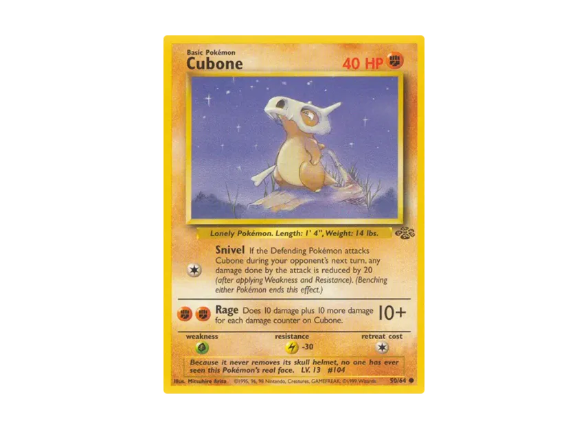 Cubone C [64-JUNGLE 50/64] [EN] (Base "Jungle")