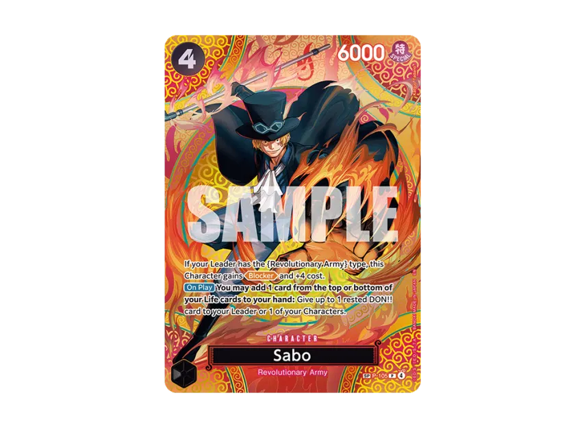 Sabo P-SPC [P-105] [EN] (Booster Pack "ADVENTURE ON KAMI’S ISLAND")