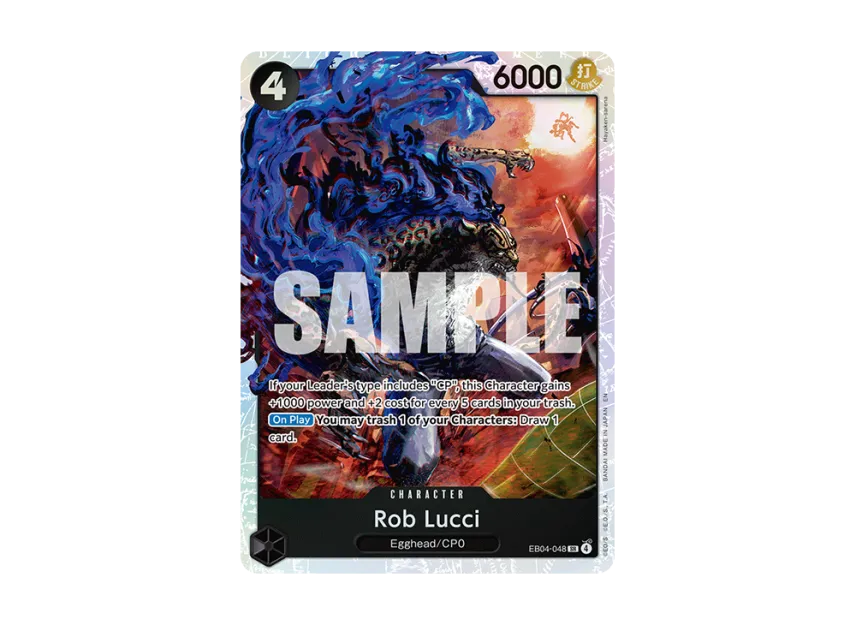 Rob Lucci SR [EB04-048] [EN] (Booster Pack "ADVENTURE ON KAMI’S ISLAND")