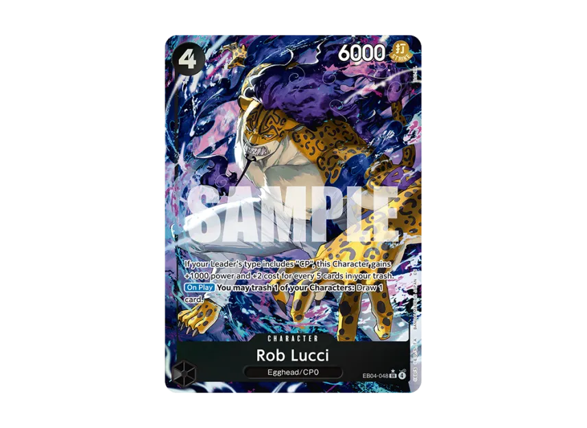 Rob Lucci SR-P [EB04-048] [EN] (Booster Pack "ADVENTURE ON KAMI’S ISLAND")