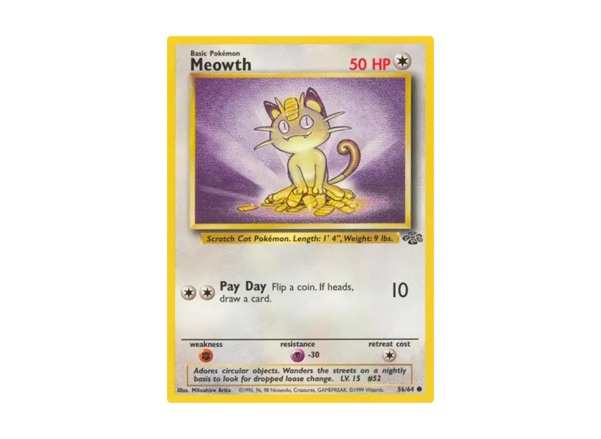 Meowth C [64-JUNGLE 56/64] [EN] (Base "Jungle")