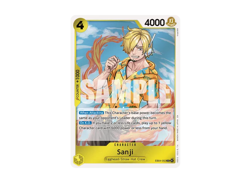 Sanji R [EB04-052] [EN] (Booster Pack "ADVENTURE ON KAMI’S ISLAND")