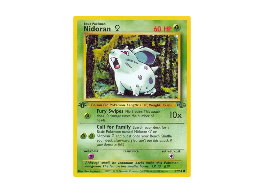 Nidoran(Female) C [64-JUNGLE 57/64] [EN] (Base "Jungle")