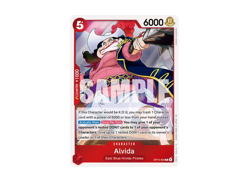 Alvida R [OP15-003] [EN] (Booster Pack "ADVENTURE ON KAMI’S ISLAND")