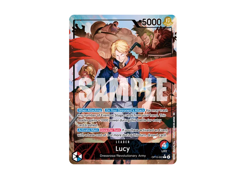 Lucy L-P [OP15-002] [EN] (Booster Pack "ADVENTURE ON KAMI’S ISLAND")
