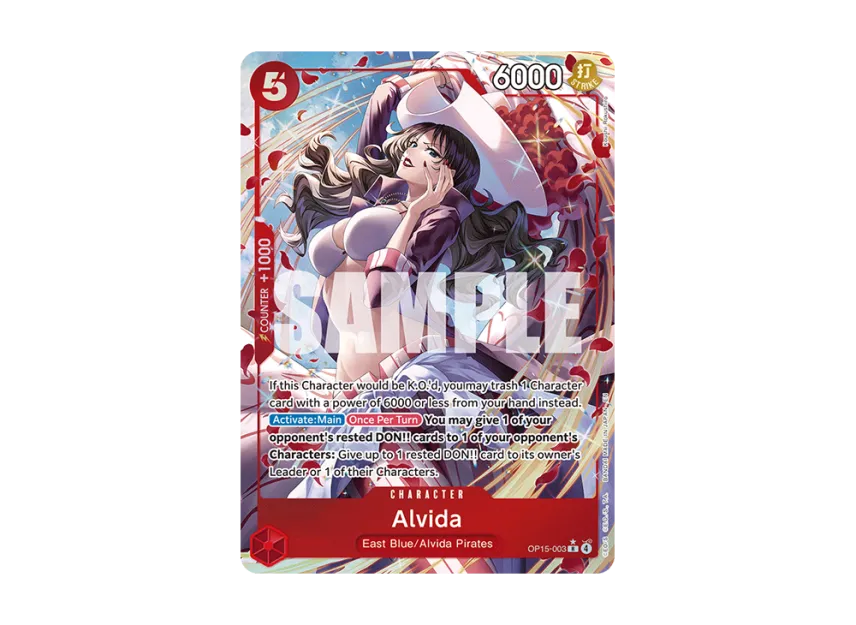 Alvida R-P [OP15-003] [EN] (Booster Pack "ADVENTURE ON KAMI’S ISLAND")