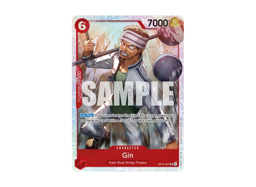 Gin SR [OP15-007] [EN] (Booster Pack "ADVENTURE ON KAMI’S ISLAND")