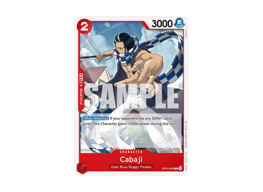 Cabaji C [OP15-005] [EN] (Booster Pack "ADVENTURE ON KAMI’S ISLAND")