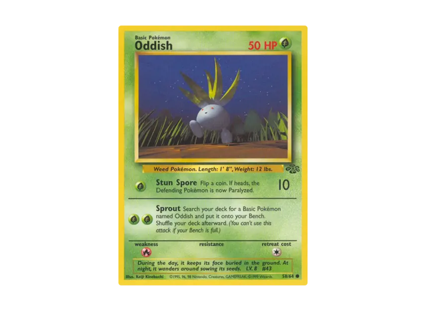 Oddish C [64-JUNGLE 58/64] [EN] (Base "Jungle")