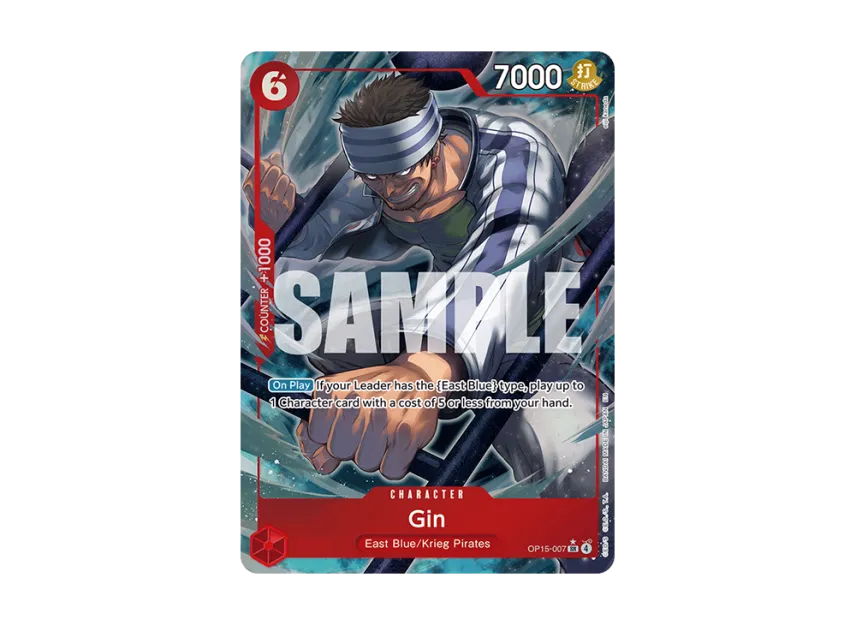Gin SR-P [OP15-007] [EN] (Booster Pack "ADVENTURE ON KAMI’S ISLAND")