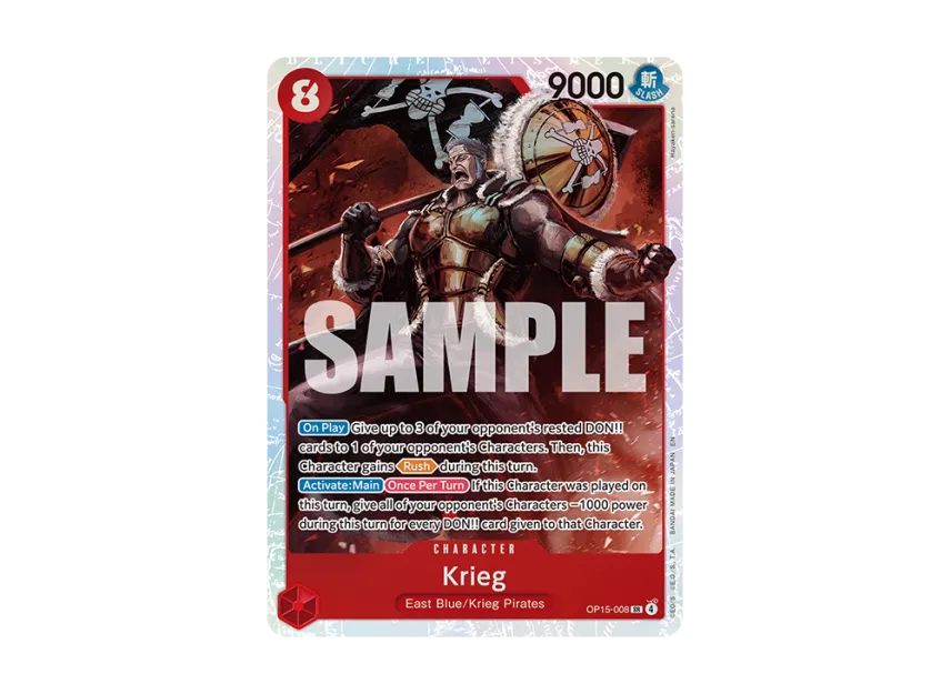 Krieg SR [OP15-008] [EN] (Booster Pack "ADVENTURE ON KAMI’S ISLAND")